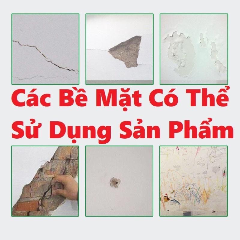 Keo Vá Tường Chống Thấm Trám Vết Nứt Khe Hở Tường Chống Mốc Ẩm Làm Sạch Tường