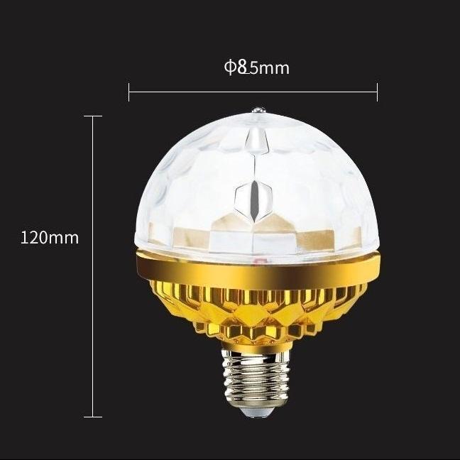 Bóng Đèn Led Đa Sắc Xoay 360 độ kèm đuôi đèn