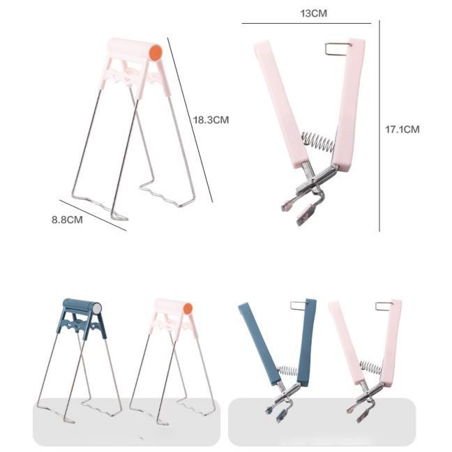 Bộ dụng cụ gắp đồ nóng 6 món inox