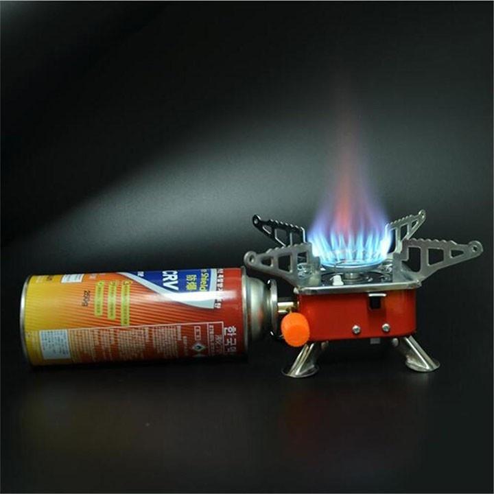 Bếp Ga Mini Du Lịch Xếp Gọn Có Van Điều Chỉnh