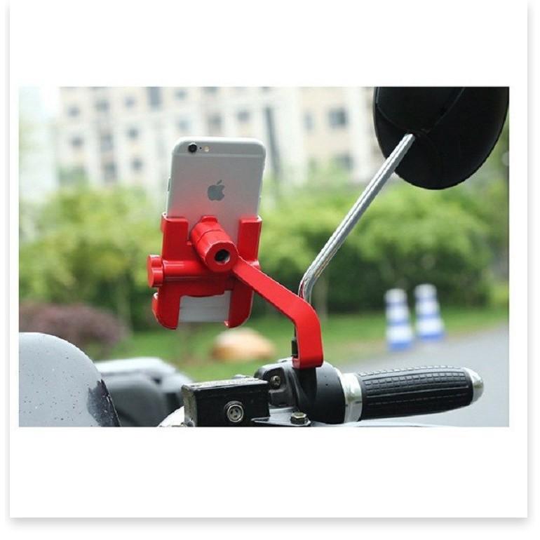 Giá Đỡ Kẹp Điện Thoại Xe Máy C2 Kim Loại Chống Cướp Giật Chống Rung Chắc Chắn