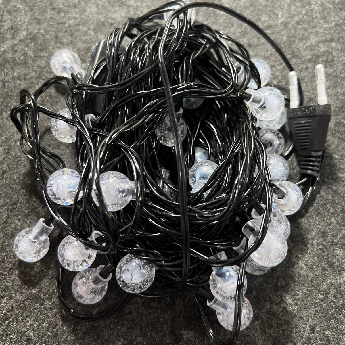 Dây Đèn LED Bi Giọt Nước Dài 10 M Trang Trí Trong Nhà, Ngoài Trời Chống Nước