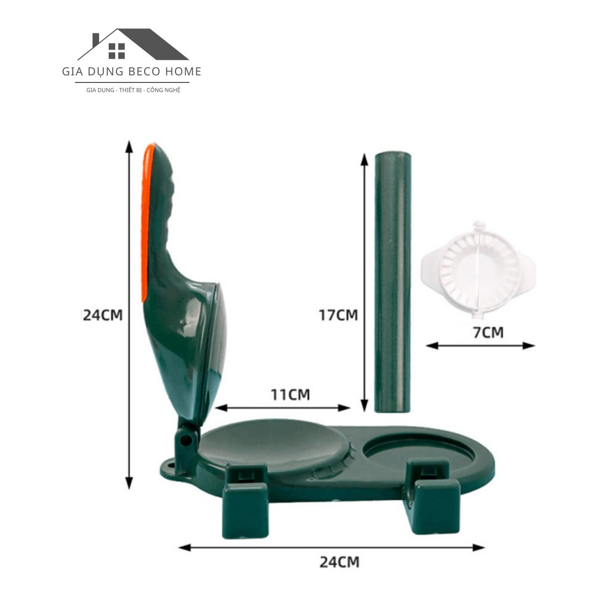 Bộ Dụng Cụ Làm Há Cảo Có Cây Ép Bột Bánh