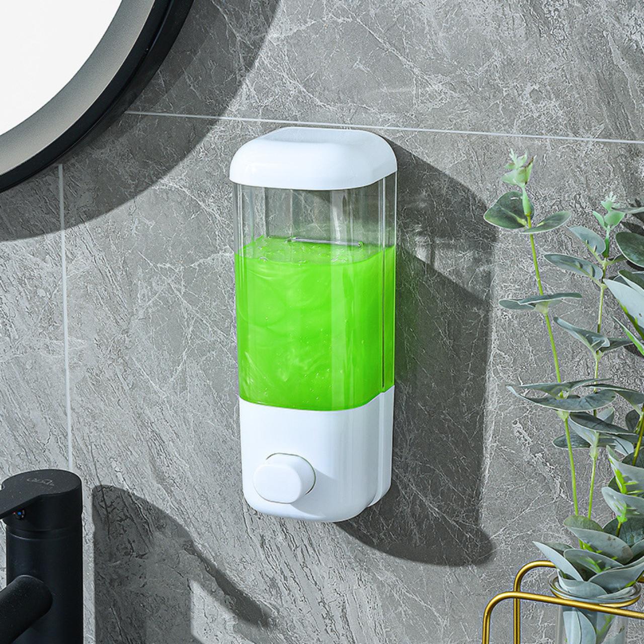 Hộp Đựng Xà Phòng Dán Tường Có Nút Nhấn