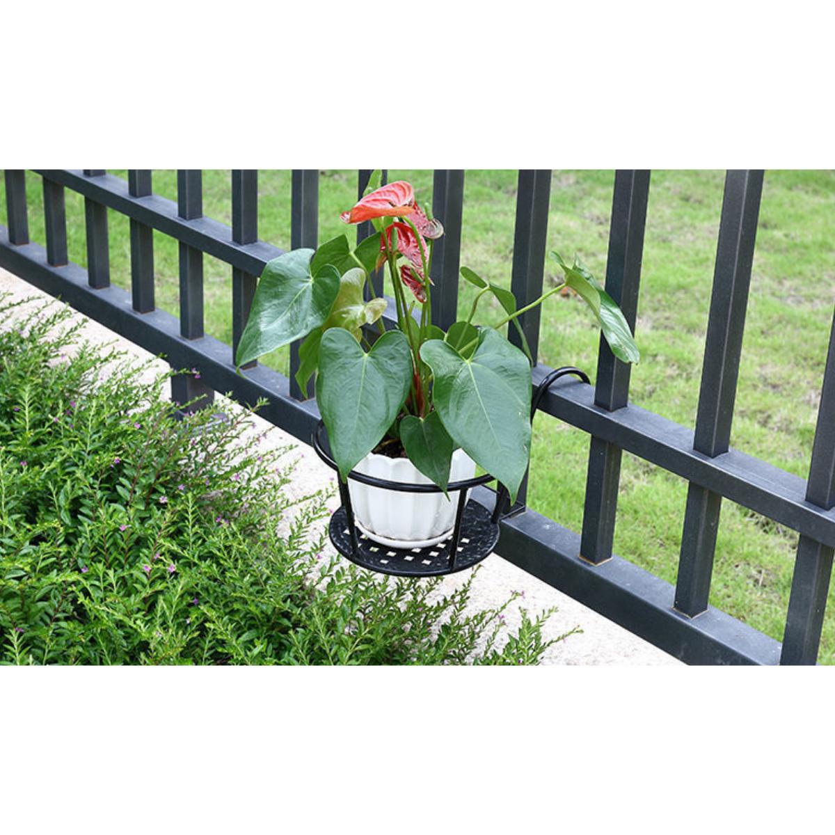 Giỏ Treo Chậu Hoa Ban Công Có Móc Đường Kính 22 Cm