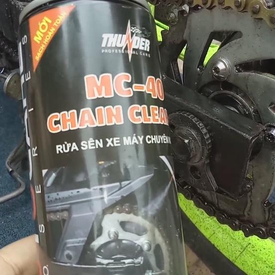 Chai rửa sên Thunder MC - 40 CHAIN CLEANER 400ml