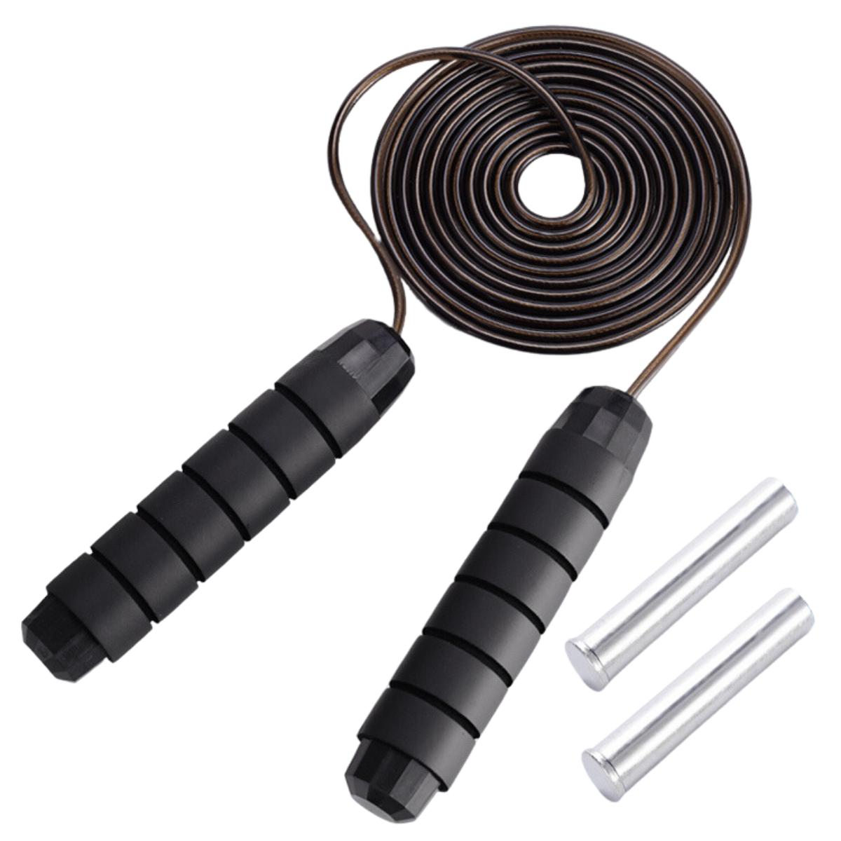 Dây Nhảy Tập Thể Lực Lõi Thép Chống Xoắn Có Tạ Tăng Cấp Độ