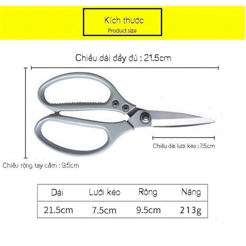 Kéo nhật cắt gà nhà bếp SK 5 tay cằm kim loại cắt siêu bén, bền đẹp