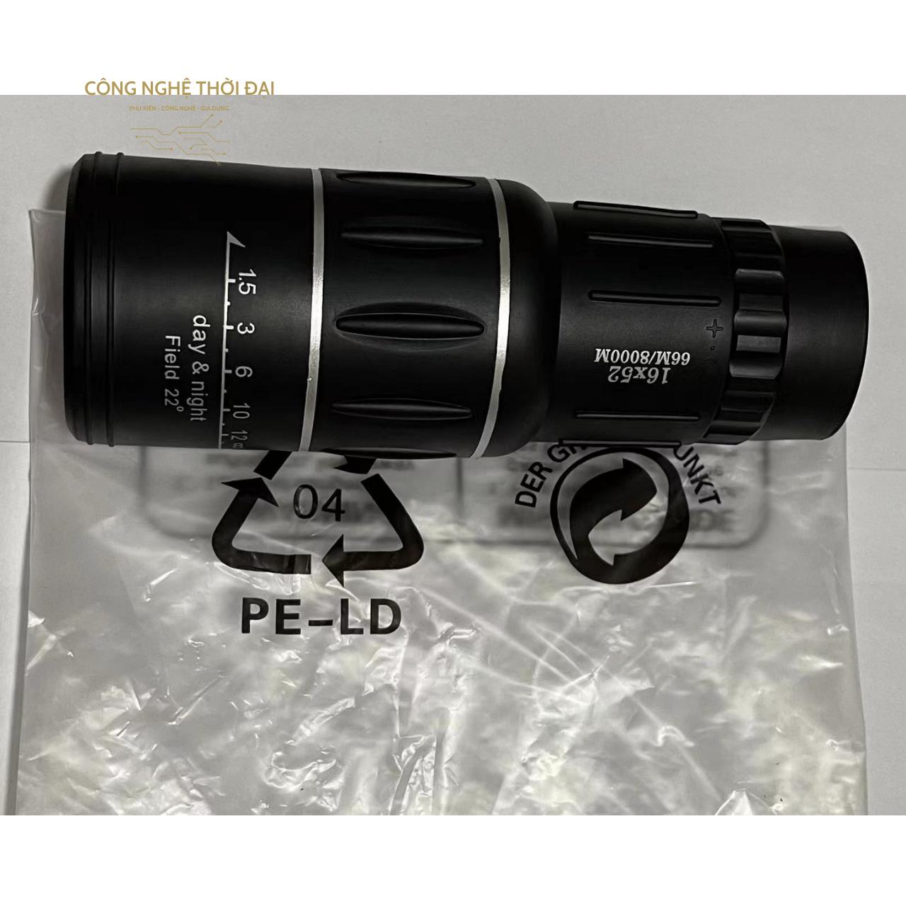 Ống Nhòm Một Mắt Siêu Nét Bushnell, Monokular 16x52