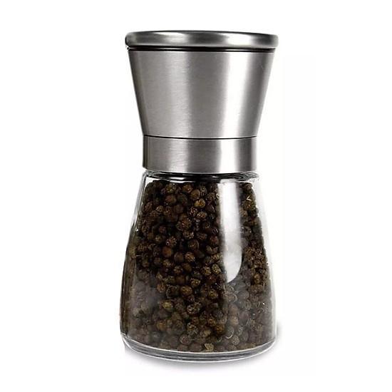 Dụng cụ xay tiêu cầm tay inox , lọ xay tiêu cầm tay, cối xay tiêu, hủ đựng tiêu