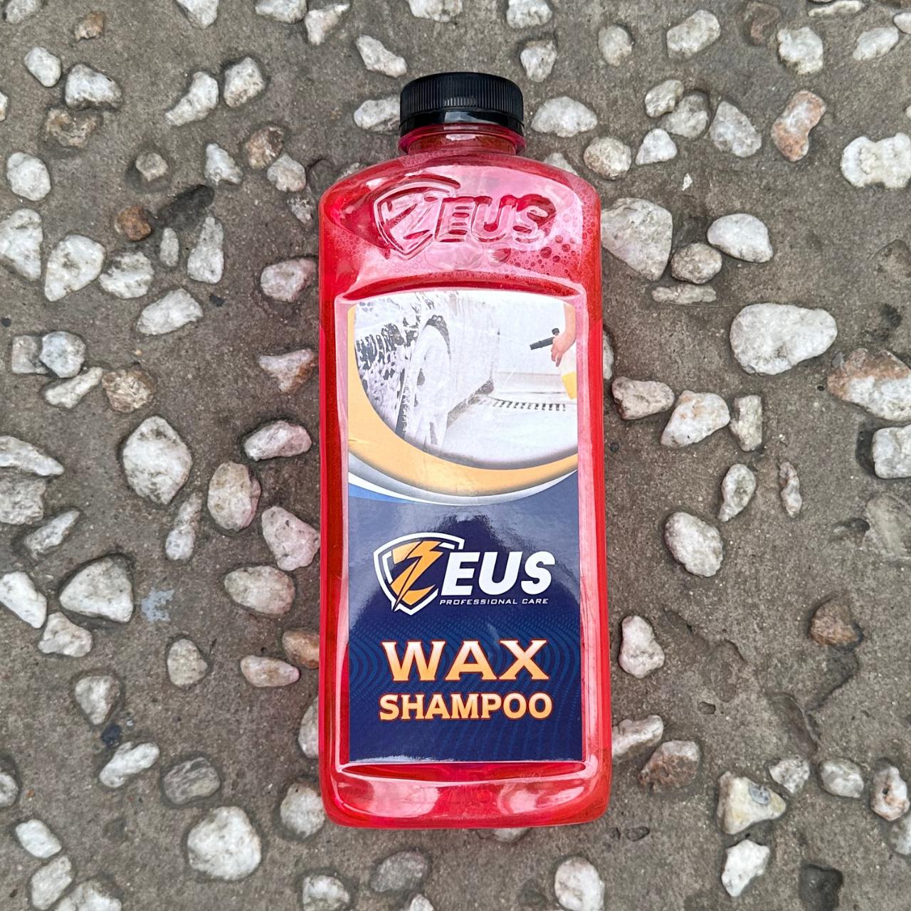 Nước Xà Bông Rửa Xe Bọt Tuyết Zeus Wax Shampoo 1 Lít Dùng Cho Mọi Loại Xe Máy, Ô Tô