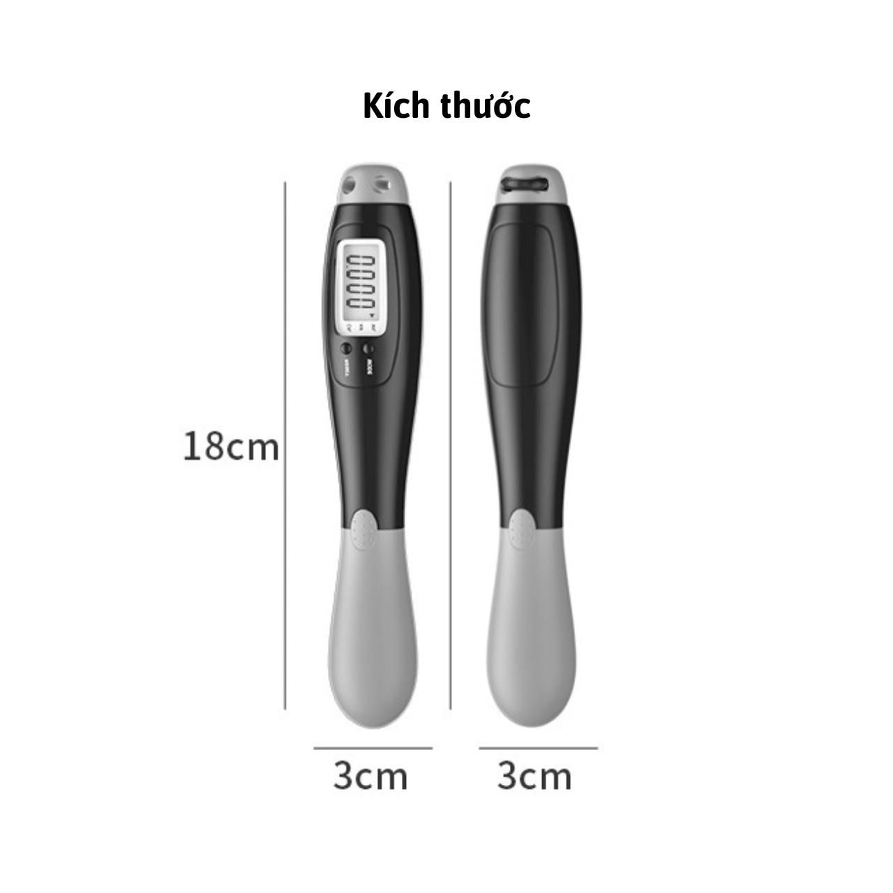 Dây Nhảy Thể Dục Không Dây Có Màn Hình Đếm Số Tự Động