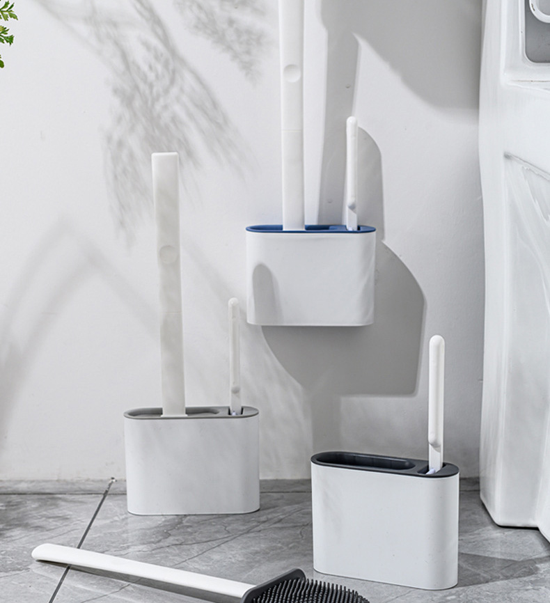 Bàn Chải Vệ Sinh Toilet Bằng Silicone Tiện Dụng