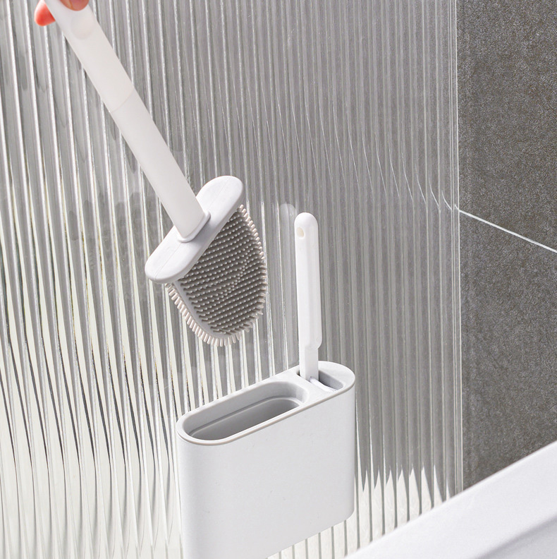 Bàn Chải Vệ Sinh Toilet Bằng Silicone Tiện Dụng