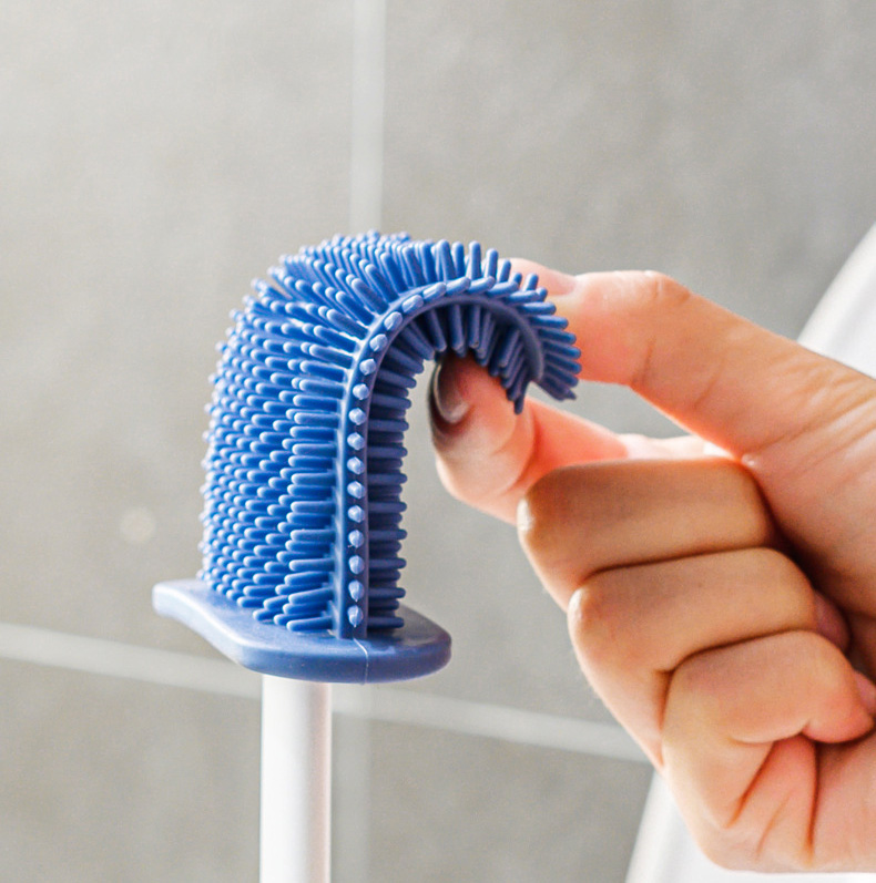 Bàn Chải Vệ Sinh Toilet Bằng Silicone Tiện Dụng