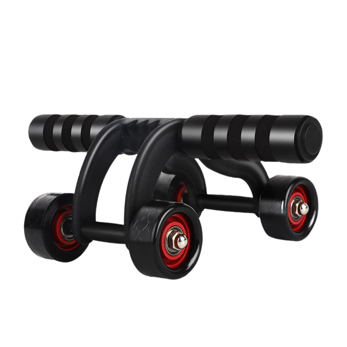 Con Lăn Tập Bụng 4 Bánh Có Thảm Lót Tập Cơ Bụng, Cơ Tay, Cơ Lưng, Tập Gym Tại Nhà