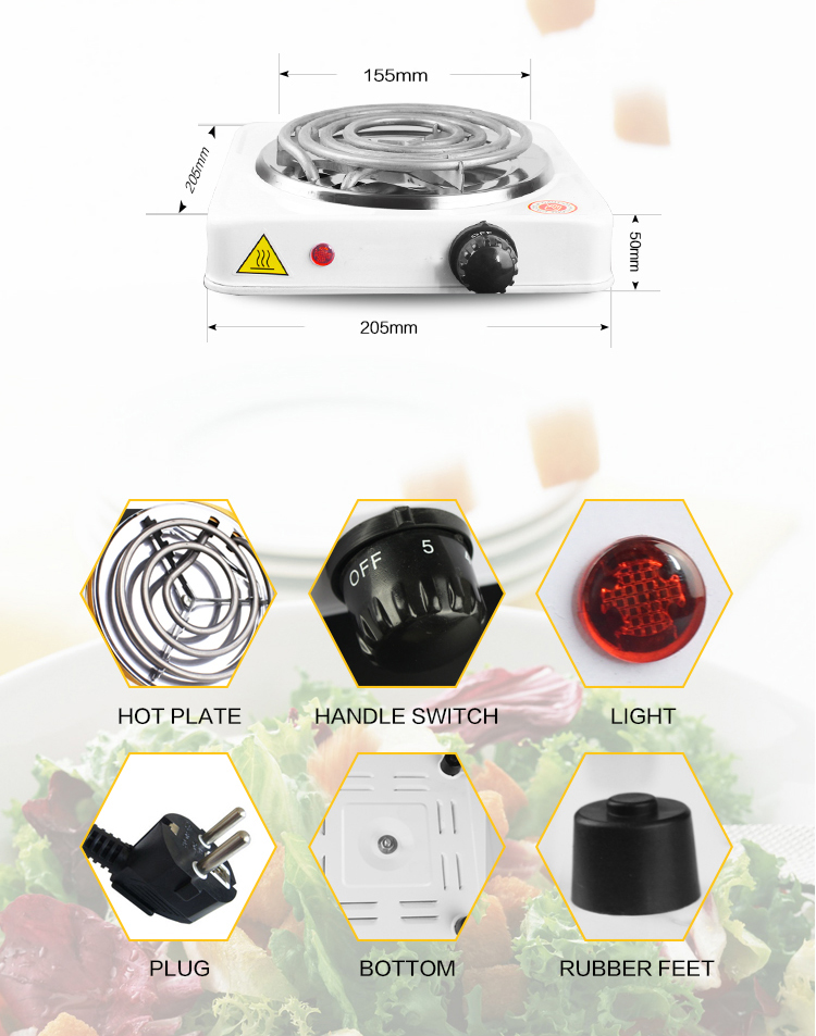 Bếp điện gia dụng 1000w