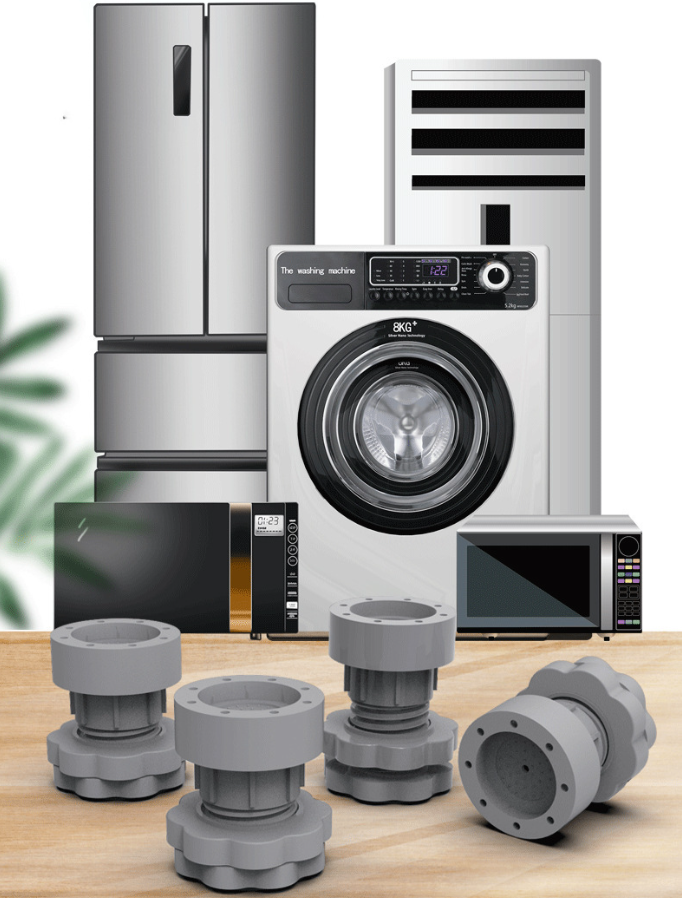 Bộ 4 chân nâng máy giặt hình hoa