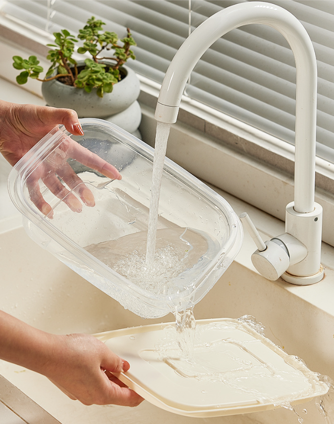 Bộ 4 hộp vuông đựng đồ tủ lạnh