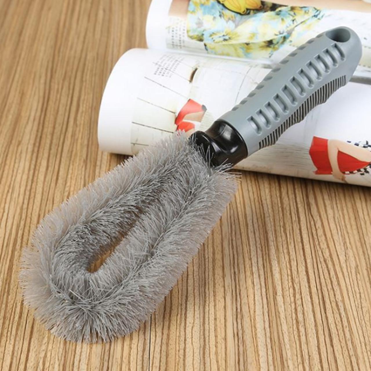Bàn Chải Chà Rửa Mâm Xe, Vành Bánh Có Tay Cầm Chuyên Dụng Cho Ô Tô, Xe Máy