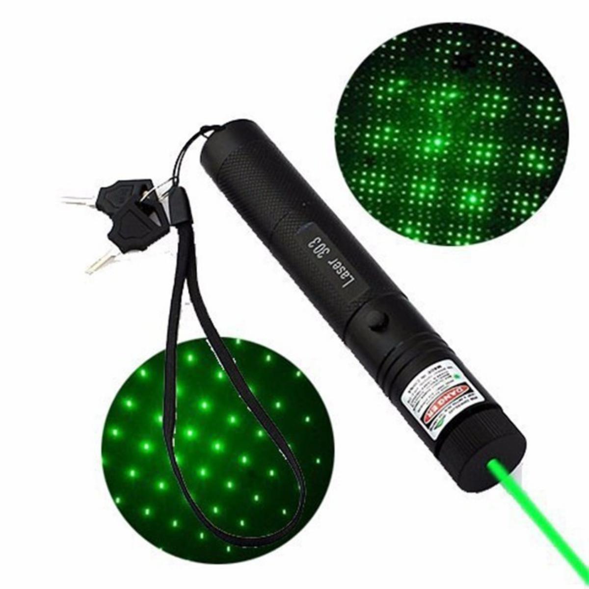 Đèn Pin Laser 303 có nhiều chế độ chiếu
