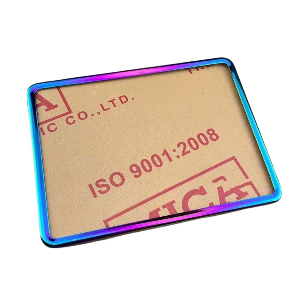 Khung Biển Số Xe Máy 7 Màu Titan Trọn Bộ Mica Kèm Đai Ốc