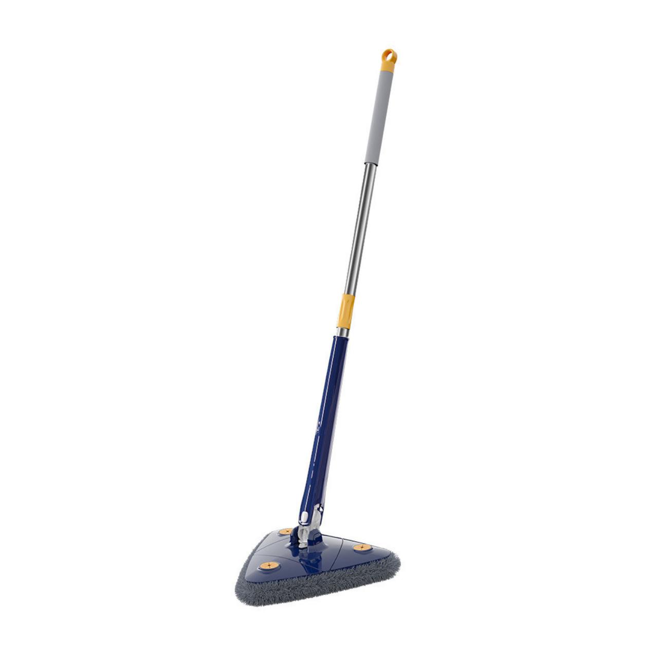 Cây Lau Nhà Lau Kính Tự Vắt Tam Giác Xoay 360 Độ Cán Dài 1.3 M