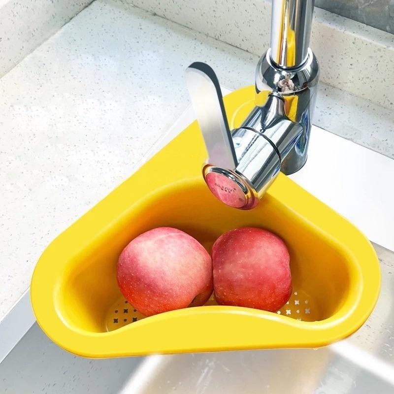 Rổ Tam Giác Dạng Lưới Lọc Rác Bồn Rửa Chén Thiên Nga