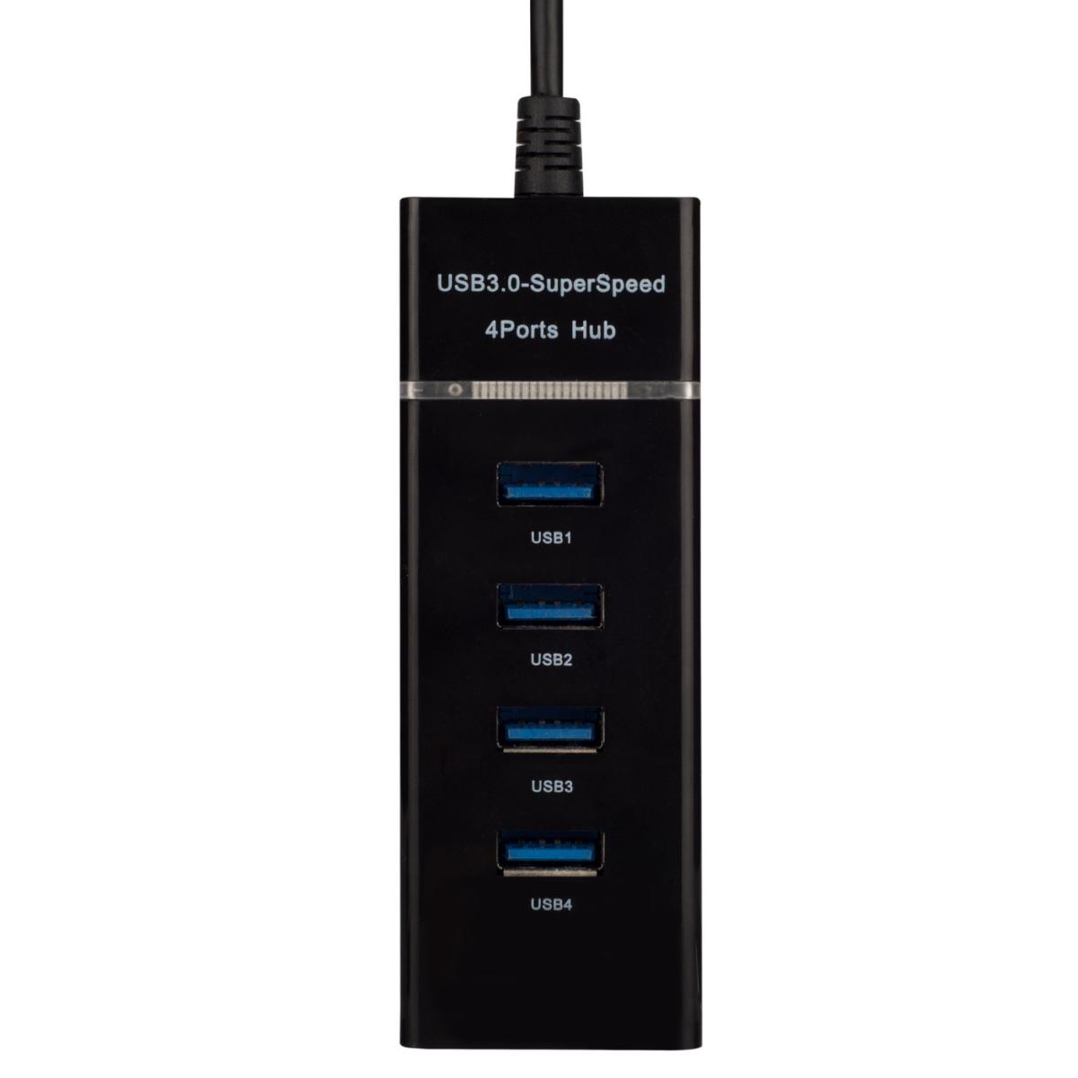 Hub Chia 4 Cổng USB 3.0 Tốc Độ Cao Dây Dài 30 cm