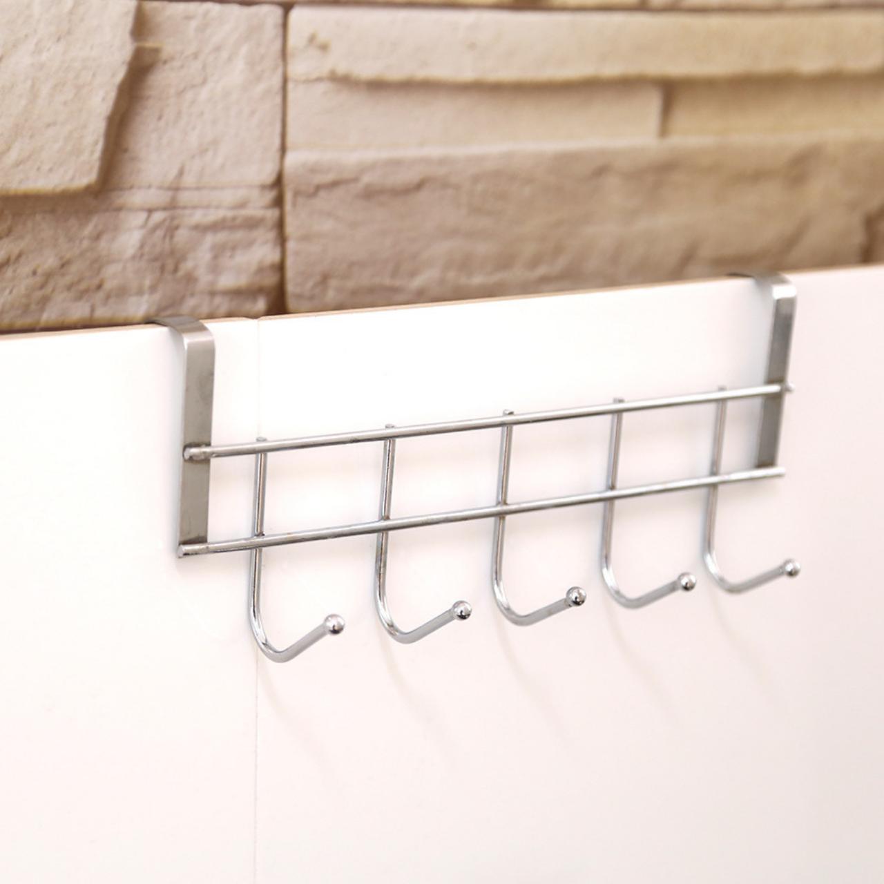 Móc Treo Đồ Sau Cửa Inox 5 Móc