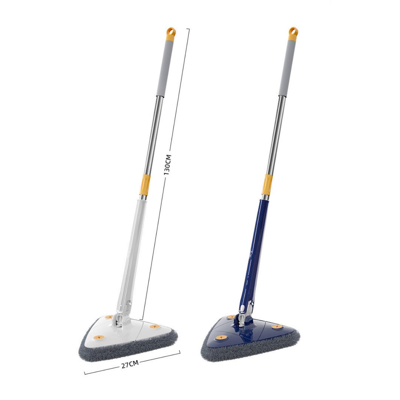 Cây Lau Nhà Lau Kính Tự Vắt Tam Giác Xoay 360 Độ Cán Dài 1.3 M