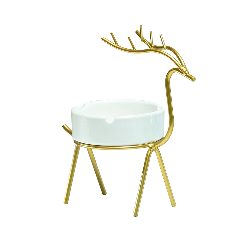 Gạt tàn thuốc hình hươu 17.5x17.5cm
