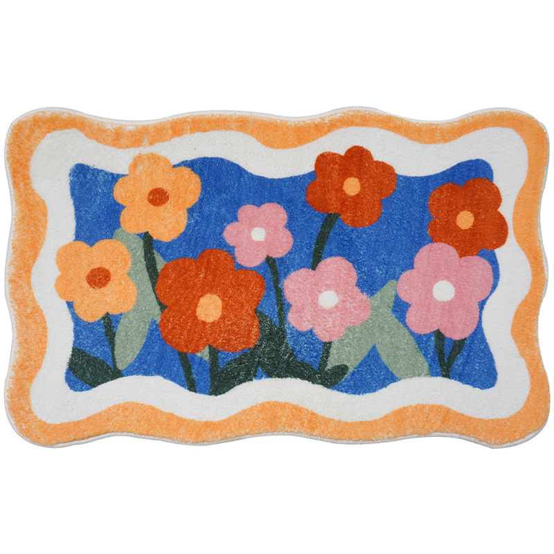 Thảm lông hình hoa 40x60cm