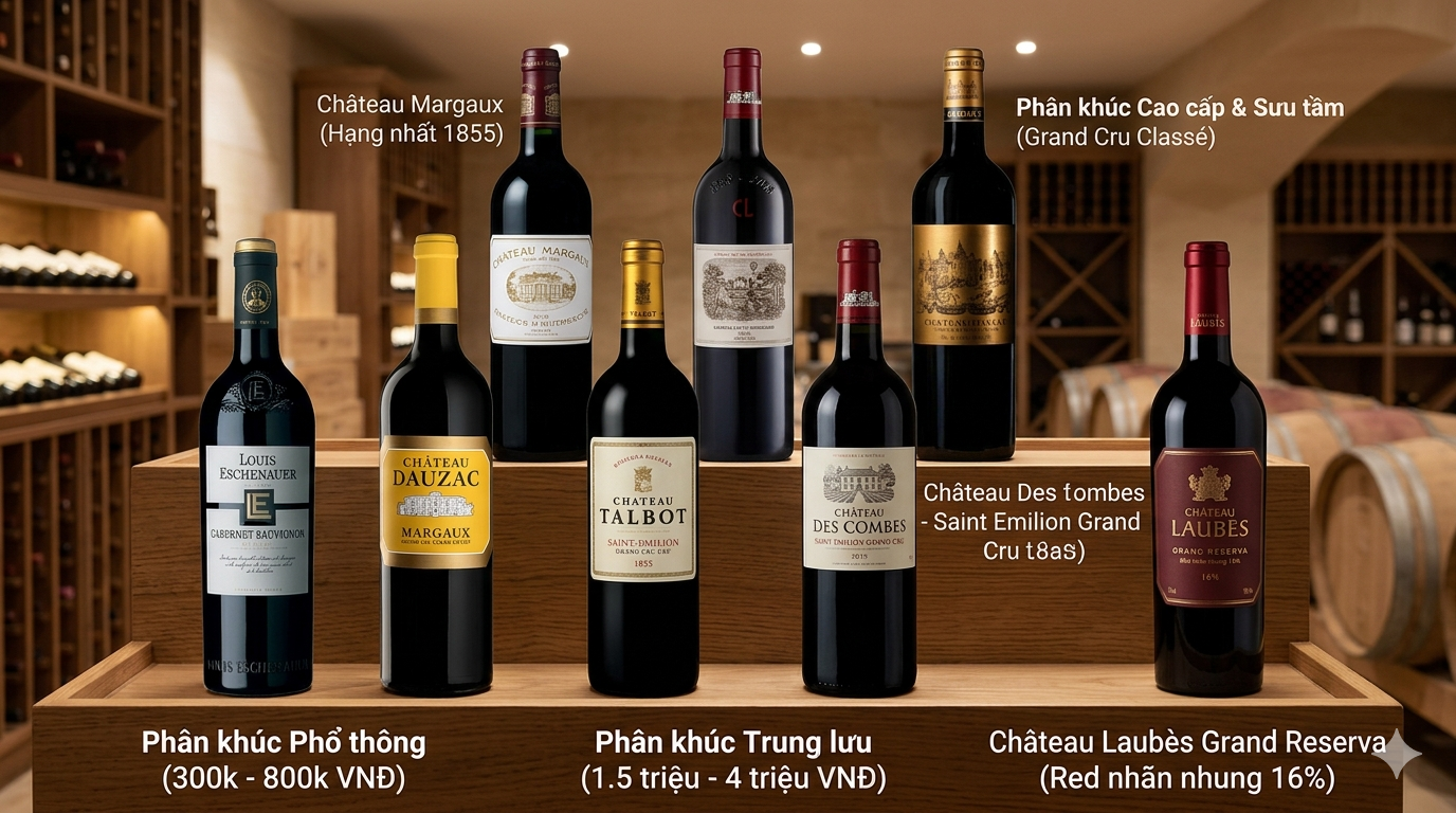 Rượu vang đỏ Pháp bán chạy