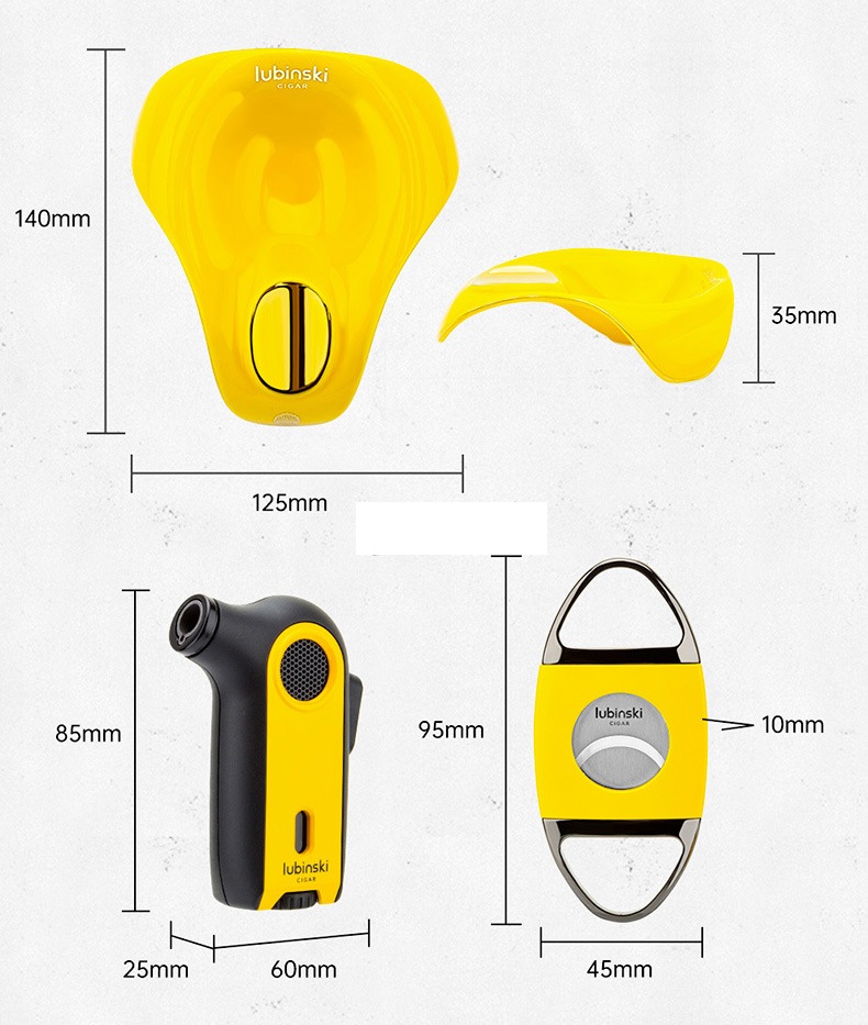 Combo 3 món phụ kiện xì gà, Cigar Lubinski
