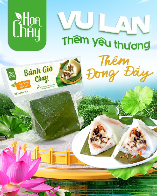Vu Lan báo hiếu, lòng thành kính dâng.
