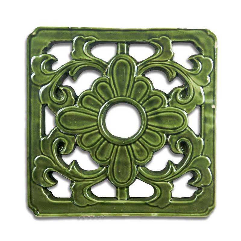 Gạch thông gió 30x30cm gốm men Hoa cúc