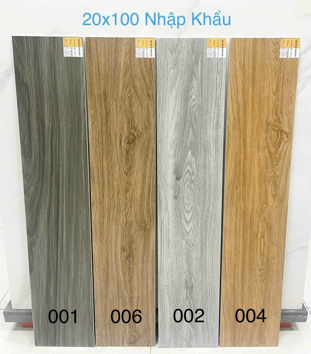 Gạch thẻ gỗ nhập khẩu TQ 20X1000 cm 01 02 03 04 05 06 07 08