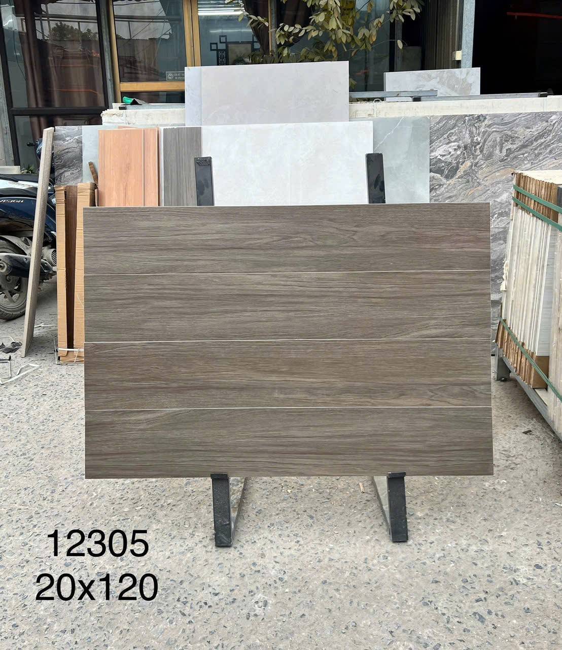 Gạch thẻ gỗ nhập khẩu TQ 20x120cm