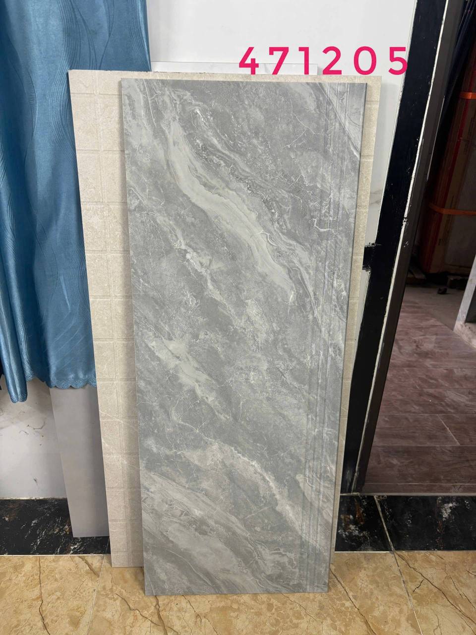 Gạch bậc cầu thang vân đá 47x120cm