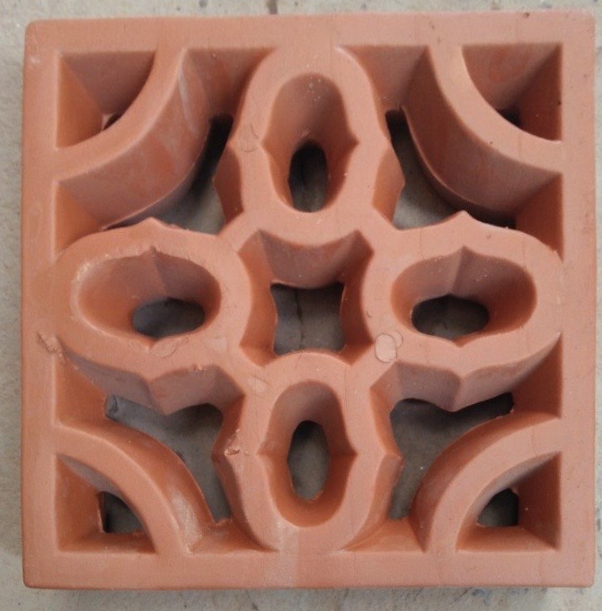 Gạch thông gió 20x20cm gốm Hoa phượng