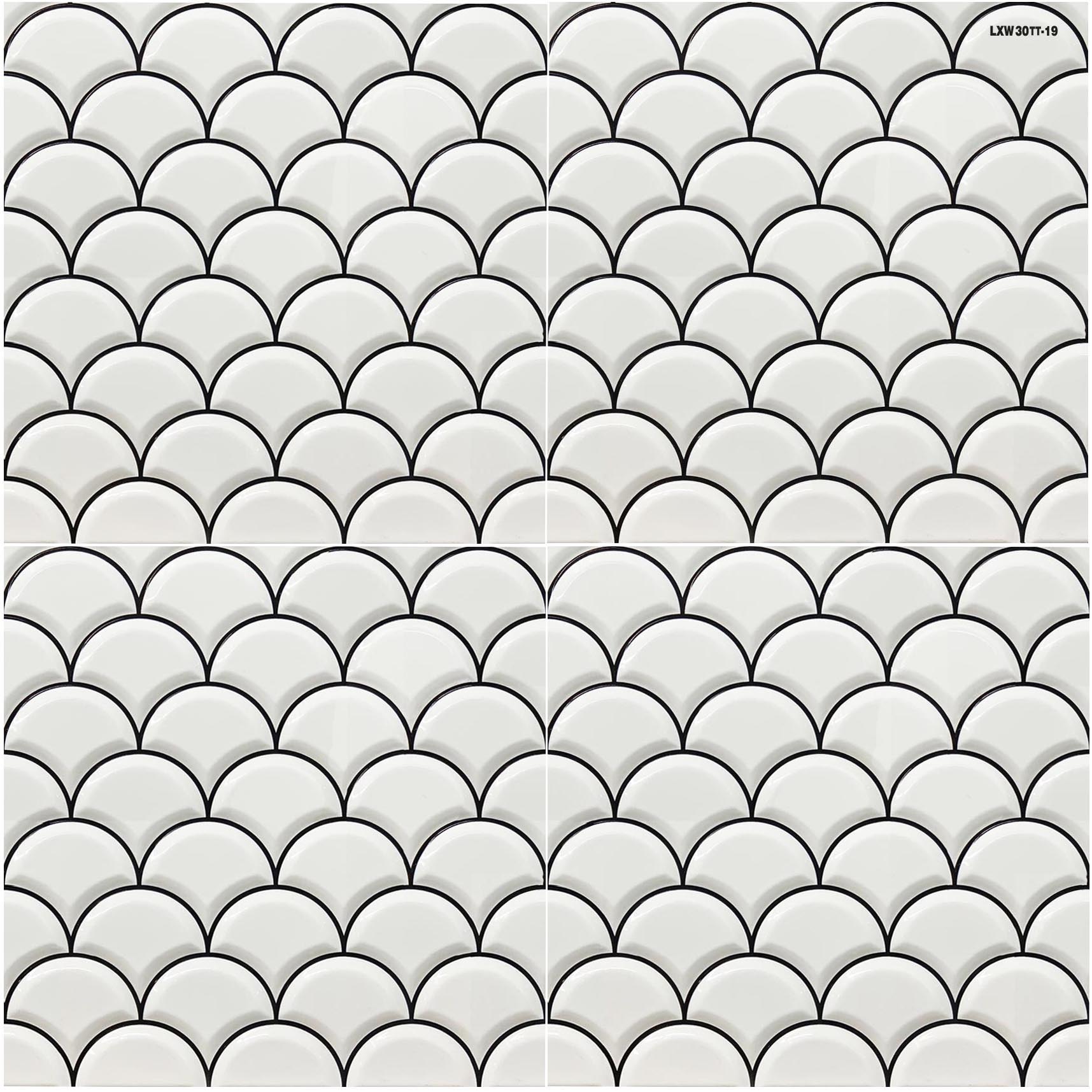 Gạch vẩy cá trang trí 30x30 cm TT19
