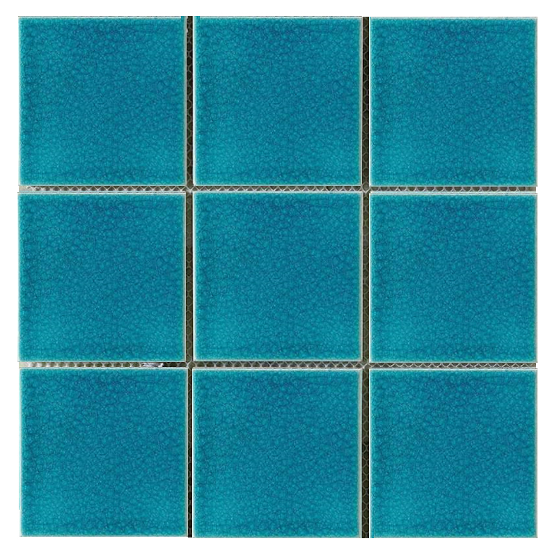 Gạch ốp bể bơi mosaic gốm men rạn  INM03-HV