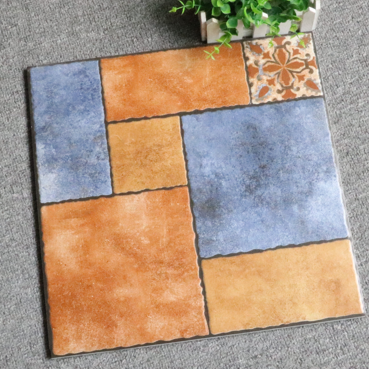 Gạch giả cổ Granite chống trơn 40x40 cm nhập khẩu 41101 Biệt thự, sân vườn, villa, ban công, nhà cổ
