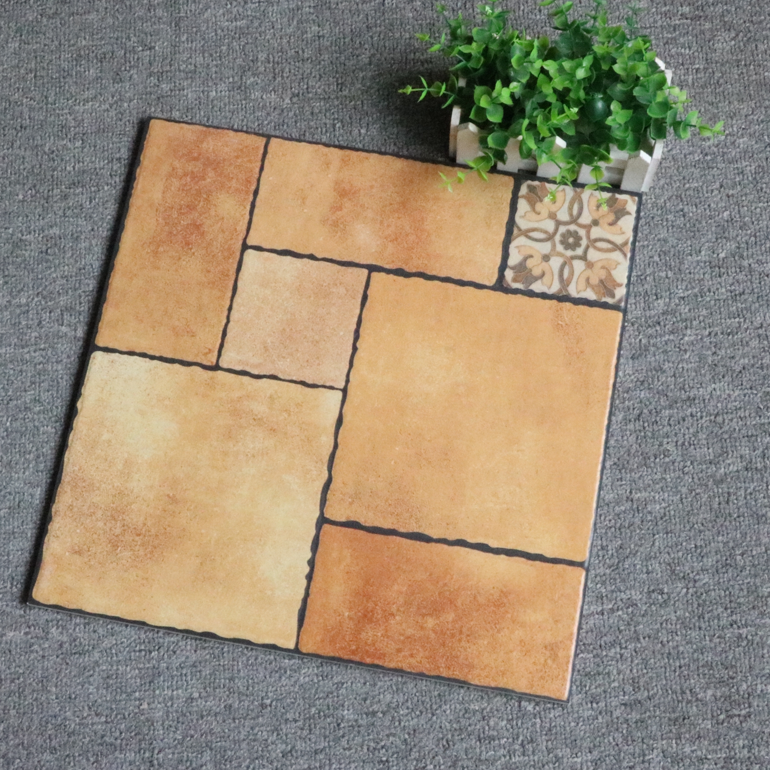 Gạch giả cổ Granite chống trơn 40x40 cm nhập khẩu 41102 Biệt thự, sân vườn, villa, ban công, nhà cổ