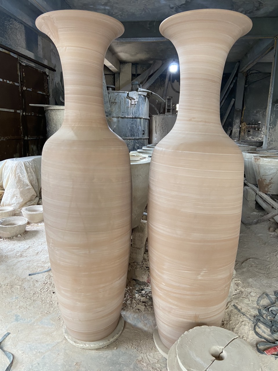 Hàng phơ sau khi qua các công đoạn.