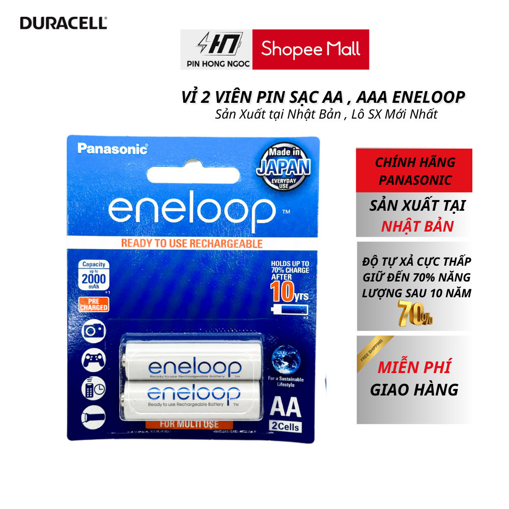 Cách Phân Biệt Pin Sạc Eneloop Chính Hãng | Pin Hồng Ngọc