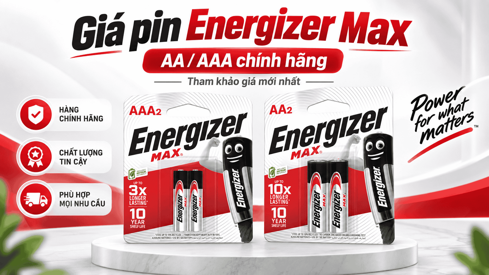 Giá pin Energizer Max bao nhiêu? Bảng giá AA, AAA theo vỉ