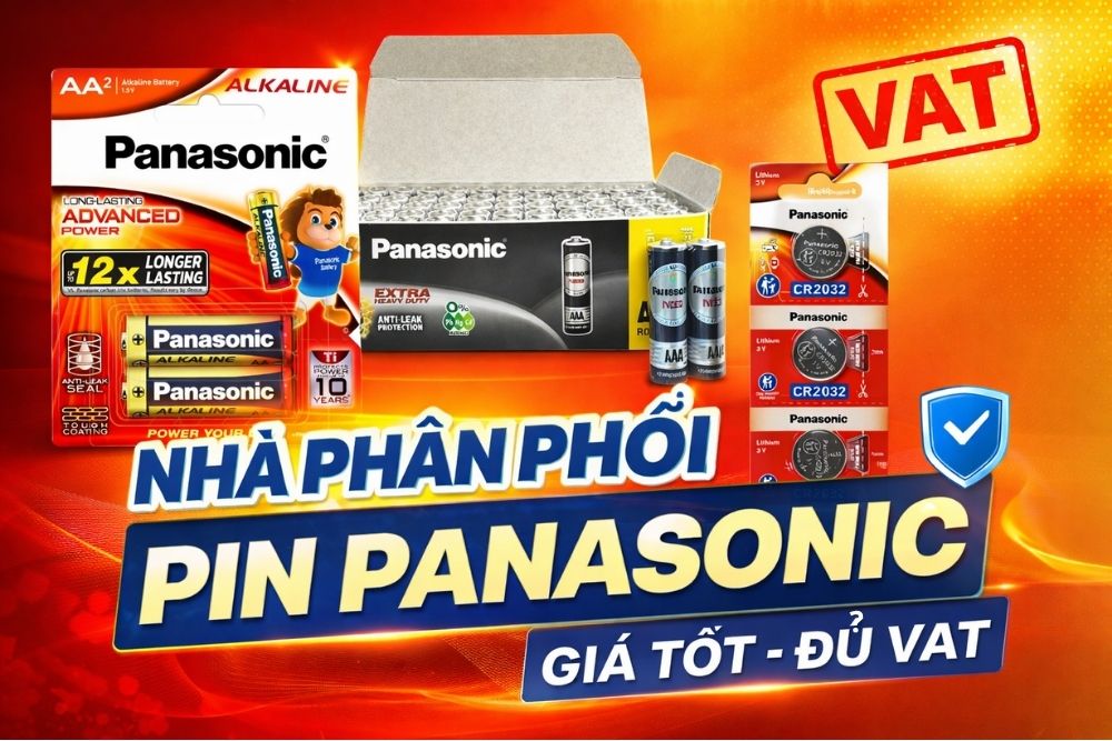 Nhà phân phối Pin Panasonic tại Hà Nội, Hồ Chí Minh và các tỉnh thành phố trên cả nước