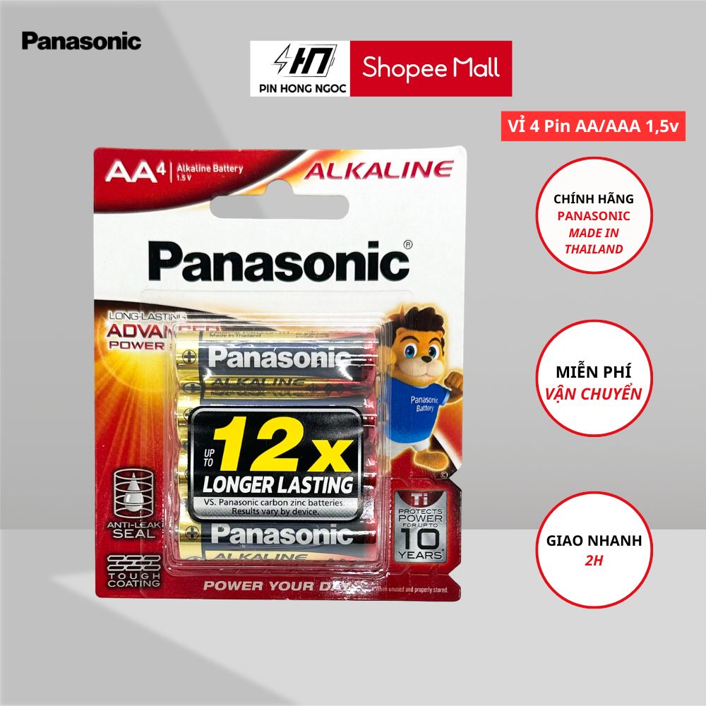 Pin Panasonic Alkaline có bền không ?